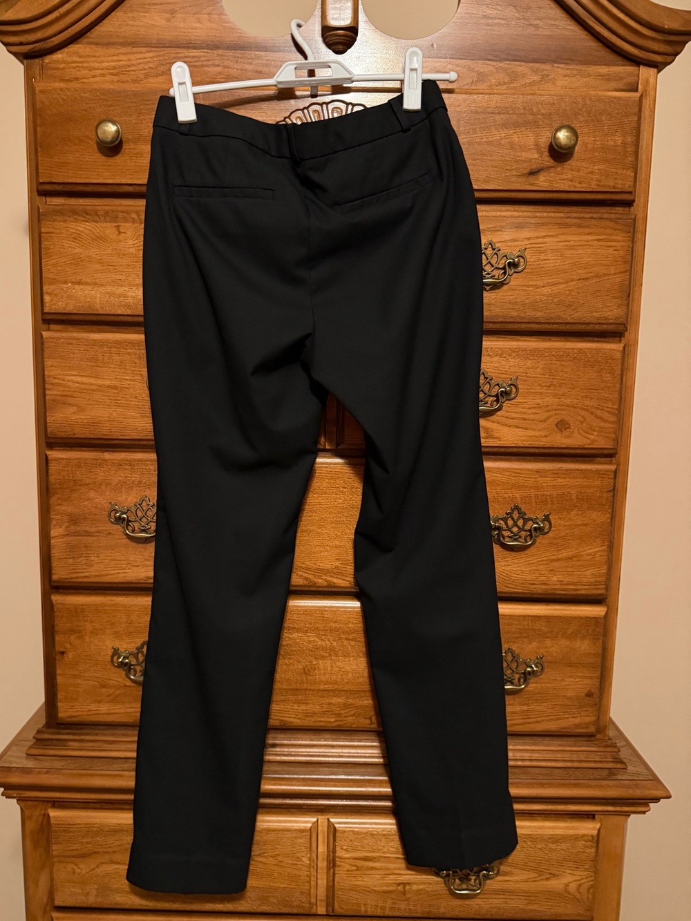 Black Dress Pants - Classic Straight Fit - Picture 3 of 3